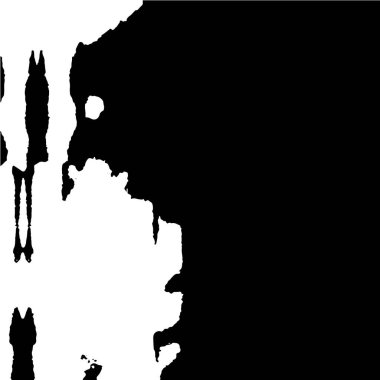 Siyah beyaz lekeler ve lekeler. Kopyalama alanı için soyut şablon 