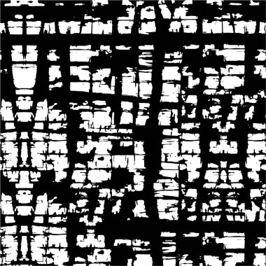 siyah ve beyaz şablon, sıçramış ve lekeli tehlike duvar kağıdı 