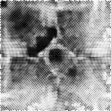 Siyah beyaz lekeli bir arka plan. sıkıntılı duvar kağıdı