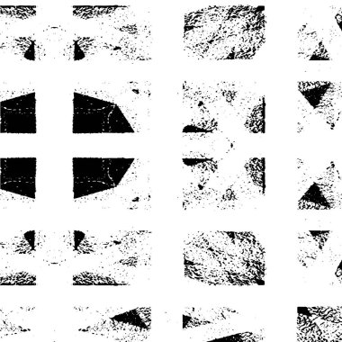 Grunge kaplama dokusu. vektör siyah ve beyaz arkaplan.