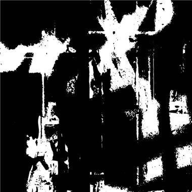 soyut siyah ve beyaz grunge şablonu, vektör illüstrasyonu