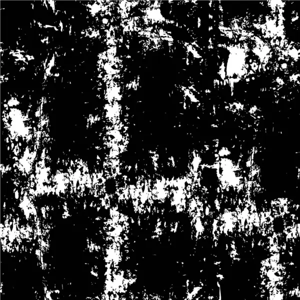 发牢骚的黑白斑斑和污迹 复制空间的抽象模板 — 图库矢量图片