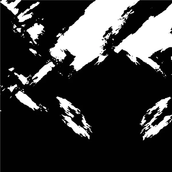 Черный Белый Шаблон Бедствия Обои Брызгами Пятнами — стоковый вектор
