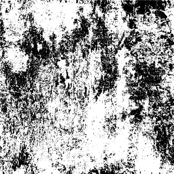 黑色和白色模板 有斑斑和污迹的遇险墙纸 — 图库矢量图片