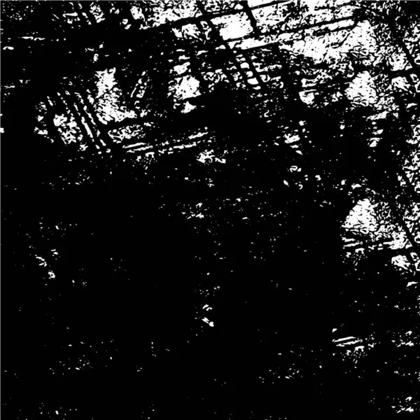 Abstrait Noir Blanc Modèle Grunge Papier Peint Détresse — Image vectorielle