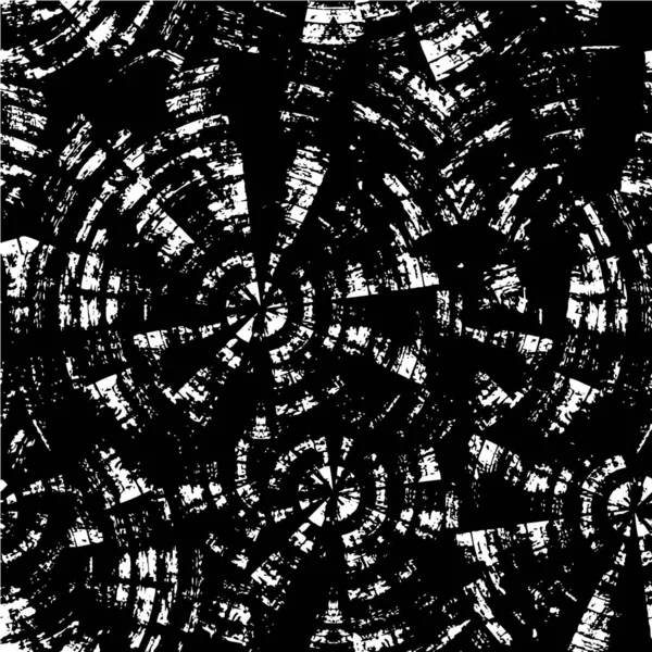Špinavé Pozadí Prasklinami Černé Bílé Skvrny Tapetě — Stockový vektor