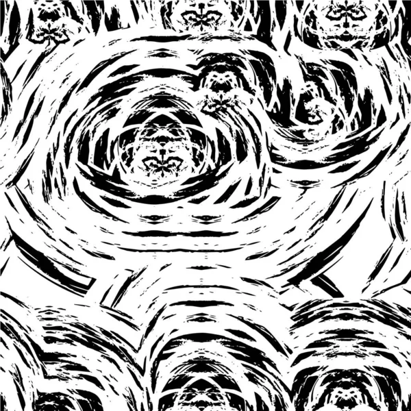 Монохромный Абстрактный Фон Черно Белыми Узорами — стоковый вектор