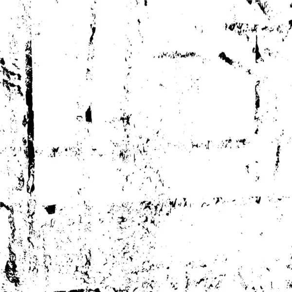Beschädigter Hintergrund Mit Schwarzen Und Weißen Körnern Bedrängte Tapete — Stockvektor