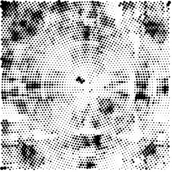 由黑色和白色小圆环构成的大背景 圆形状的叠层模式 — 图库矢量图片