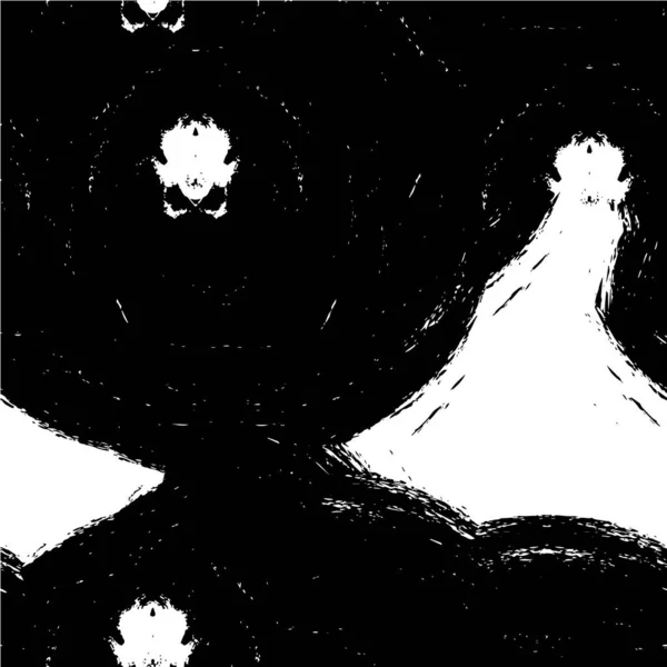 Zwart Wit Verf Splatters Textuur Achtergrond Achtergrond Illustratie — Stockvector