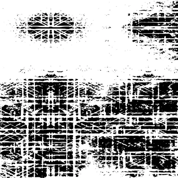 Fond Tourmenté Texture Noire Blanche Avec Poussière Des Taches Illustration — Image vectorielle