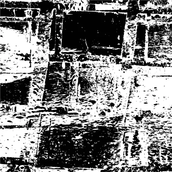 Abstrakte Schwarz Weiß Kunst Hintergrund Für Kopierraum — Stockvektor