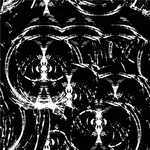 Abstrakte Schwarz Weiß Kunst Plakat Für Den Kopierraum — Stockvektor