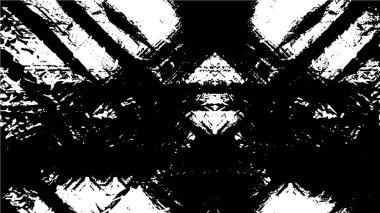 Siyah ve beyaz renklerde soyut kaba bir arkaplan. Grunge arkaplanı