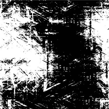 Siyah ve beyaz renklerde soyut kaba bir arkaplan. Grunge arkaplanı