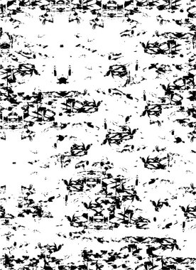 Siyah ve beyaz renklerde soyut kaba bir arkaplan. Grunge arkaplanı