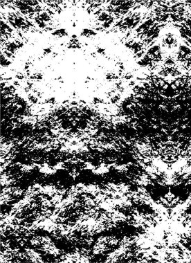 Siyah beyaz renklerle çizik dolu kaba bir arkaplan. soyut vektör illüstrasyonu.                