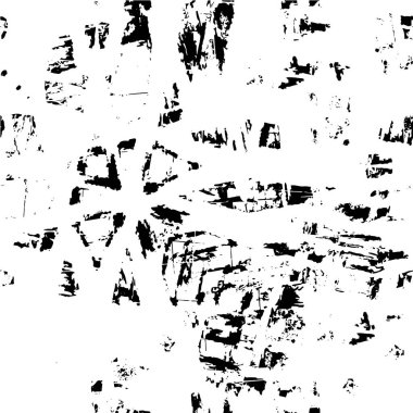 Siyah beyaz renklerle çizik dolu kaba bir arkaplan. soyut vektör illüstrasyonu.                