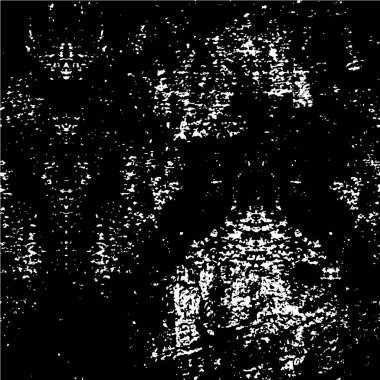 Siyah beyaz renklerle çizik dolu kaba bir arkaplan. soyut vektör illüstrasyonu.                