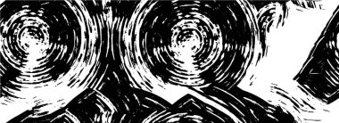 Grunge dokusu. siyah ve beyaz kaba desen.