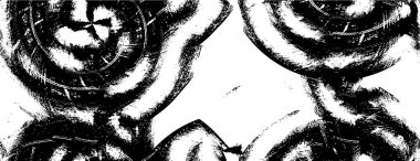 Grunge dokusu. siyah ve beyaz kaba desen.