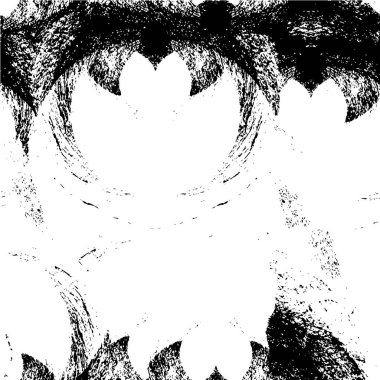 Grunge dokusu. siyah ve beyaz kaba desen.