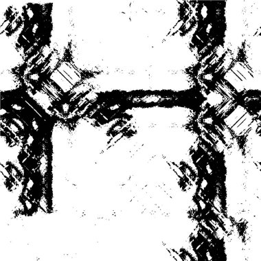 Grunge dokusu. siyah ve beyaz kaba desen.