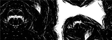 Soyut arkaplan, siyah beyaz doku. vektör illüstrasyonu.     