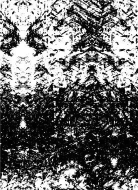 Grunge black and white pattern. Monochrome particles abstract texture. Background of cracks, scuffs, chips, stains, ink spots, lines. Dark design background surface. Gray printing element