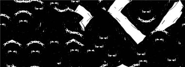 Kederli doku - Grunge çizgili arka plan. Dikey çizgileri olan doku vektörü. Toz Örtüsü Tehlike Tanesi.