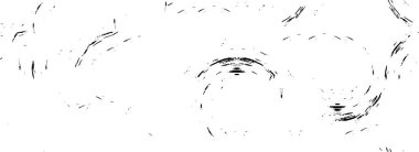 Vektör grunge dokusu. Siyah beyaz arka plan. Soyut monokrom resim koyu tonlarda solmuş bir efekt içerir