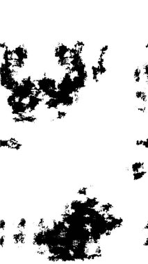 Vektör grunge dokusu. Siyah beyaz arka plan. Soyut monokrom resim koyu tonlarda solmuş bir efekt içerir