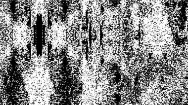 Vektör grunge dokusu. Siyah beyaz arka plan. Soyut monokrom resim koyu tonlarda solmuş bir efekt içerir