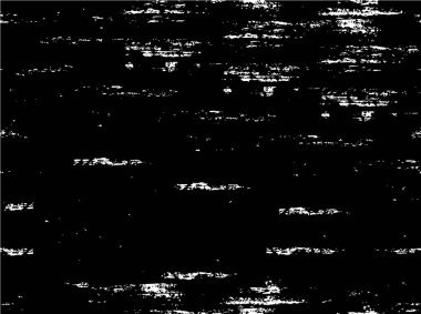 Vektör grunge dokusu. Siyah beyaz arka plan. Soyut monokrom resim koyu tonlarda solmuş bir efekt içerir