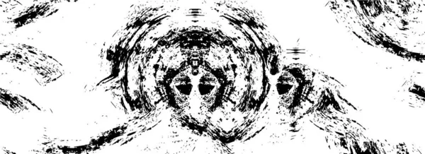 Абстрактный Грубый Фон Черно Белых Цветах Гранж Фон — стоковый вектор