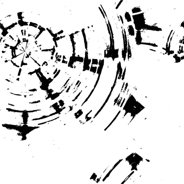 Rauen Hintergrund Schwarz Weißen Farben Mit Kratzern Abstrakte Vektorillustration — Stockvektor