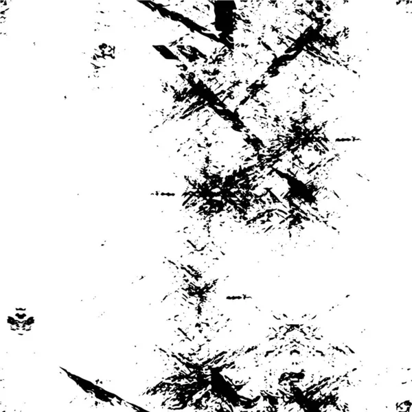 Грубый Фон Черно Белых Цветах Царапинами Абстрактная Векторная Иллюстрация — стоковый вектор
