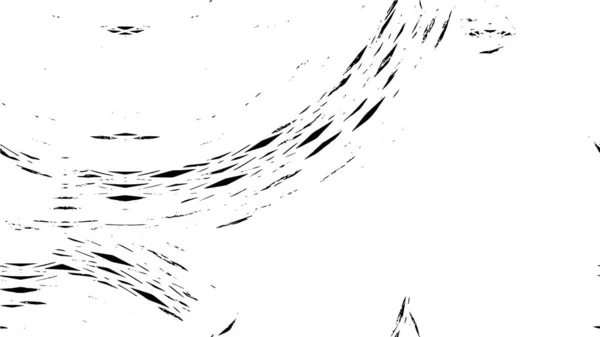 Szorstkie Tło Czarno Białych Kolorach Rysami Abstrakcyjna Ilustracja Wektora — Wektor stockowy