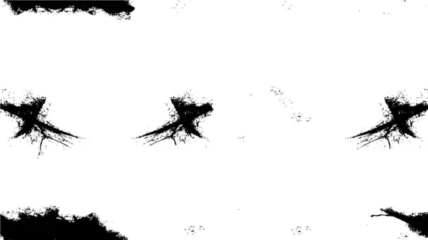 Ruwe Achtergrond Zwart Wit Kleuren Met Krassen Abstracte Vector Illustratie — Stockvector