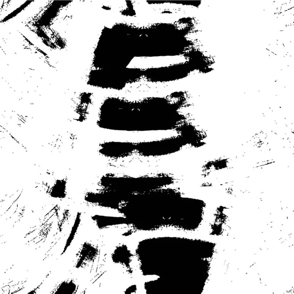 粗糙的背景 黑色和白色 带有划痕 抽象向量说明 — 图库矢量图片