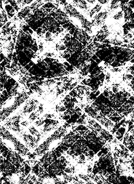 Abstrakt Grunge Monokrom Svart Och Vit Strukturerad Bakgrund — Stock vektor
