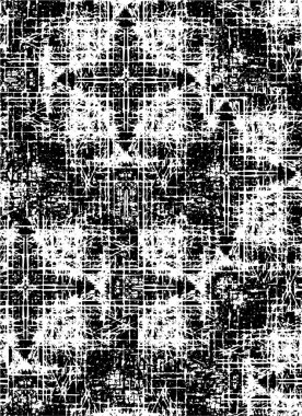 Sıkıntılı bir geçmiş. Siyah ve beyaz dokular. soyut vektör illüstrasyonu.