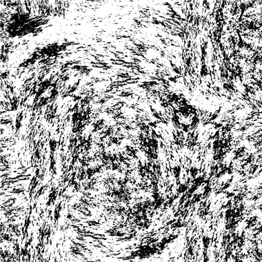 Eski grunge arka planının sıkıntılı örtülü dokusu. Soyut yarım ton vektör illüstrasyonu, tek renkli vintage yüzey çatlaklar, noktalar, noktalar kirli desenli. Karanlık korku tarzı arka planda eski bir duvar 