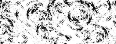 Eski grunge arka planının sıkıntılı örtülü dokusu. Soyut yarım ton vektör illüstrasyonu, tek renkli vintage yüzey çatlaklar, noktalar, noktalar kirli desenli. Karanlık korku tarzı arka planda eski bir duvar 