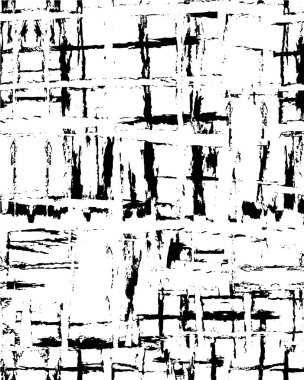 Siyah ve beyaz dokular. grunge soyut vektör yüzeyi 