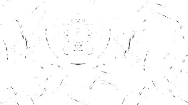 Vektör grunge dokusu. Siyah beyaz arka plan. Soyut monokrom resim koyu tonlarda solmuş bir efekt içerir