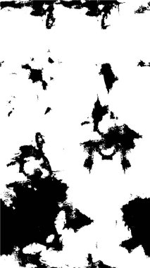 Vektör grunge dokusu. Siyah beyaz arka plan. Soyut monokrom resim koyu tonlarda solmuş bir efekt içerir