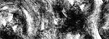 Vektör grunge dokusu. Siyah beyaz arka plan. Soyut monokrom resim koyu tonlarda solmuş bir efekt içerir