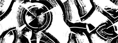 Soyut grunge arkaplanı. Monokrom dokusu. Siyah ve beyaz desenli arkaplan 