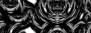 Soyut grunge arkaplanı. Monokrom dokusu. Siyah ve beyaz desenli arkaplan 